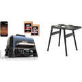 woodfire pro connect xl elektrischer grill smoker grill woodfire verstellbarer staender und beistelltisch