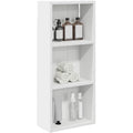badezimmer-wandschrank weiss 30 x 14 x 70 cm holzwerkstoff