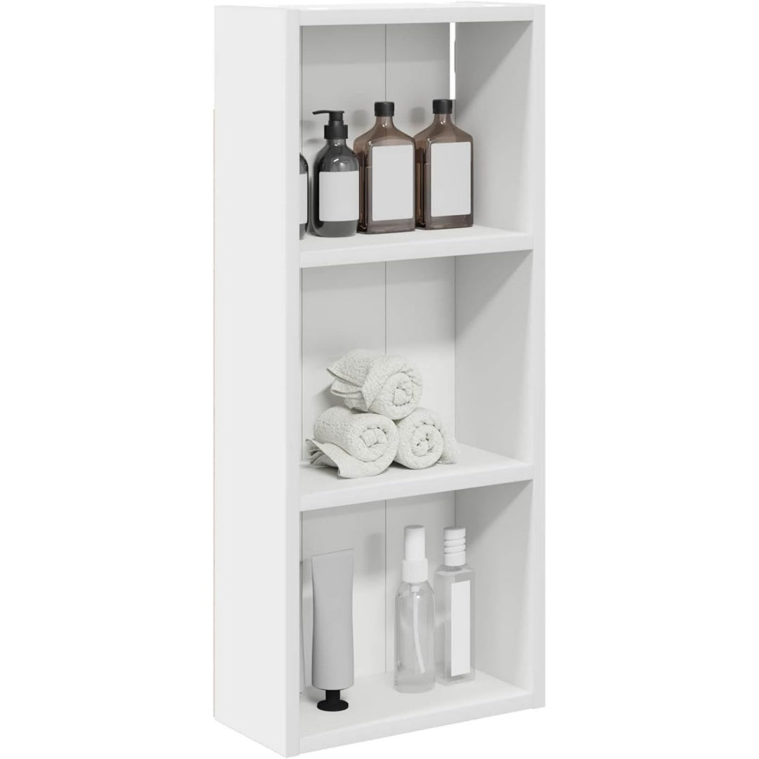 badezimmer-wandschrank weiss 30 x 14 x 70 cm holzwerkstoff